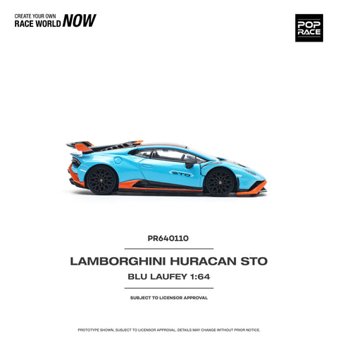 (Q4 2024) Lamborghini Huracan STO Blu Laufey / Arancio Xanto Pop Race