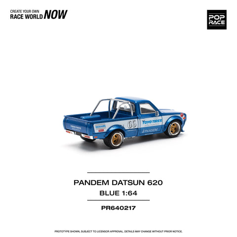 PANDEM DATSUN 620 BLUE Pop Race - Big J's Garage