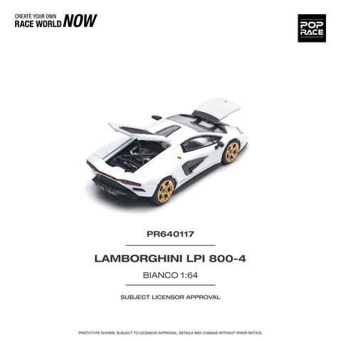 Lamborghini Countach LPI 800-4 Bianco Siderale Pop Race - Big j's Garage