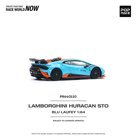 (Q4 2024) Lamborghini Huracan STO Blu Laufey / Arancio Xanto Pop Race