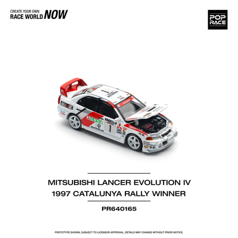 Mitsubishi Lancer Evolution IV Winner Rally De Catalunya 1997 Pop Race - Big J's Garage