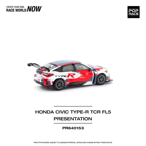 Honda Civic Type-R FL5 TCR Presentation Pop Race