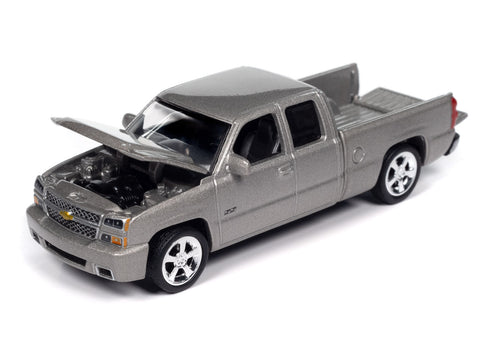 2006 Chevy Silverado SS Truck Extended Cab 'Cateye' w/Fleetside Bed Fine Silver Birch Metallic Auto World - Big J's Garage