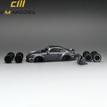 Porsche 964 Widebody Metallic Gray Limited Edition 1:64 CM Model - Big J's Garage