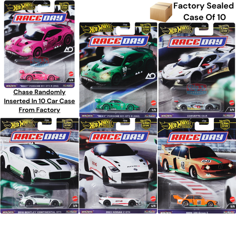 Race Day 2024 Hot Wheels Car Culture Premium Assortment D Case 10 Car Factory Sealed Case