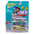 (Chase) 1959 DeSoto Fireflite & 1956 Chevy Bel Air Convertible 2-Pack Johnny Lightning - Big J's Garage