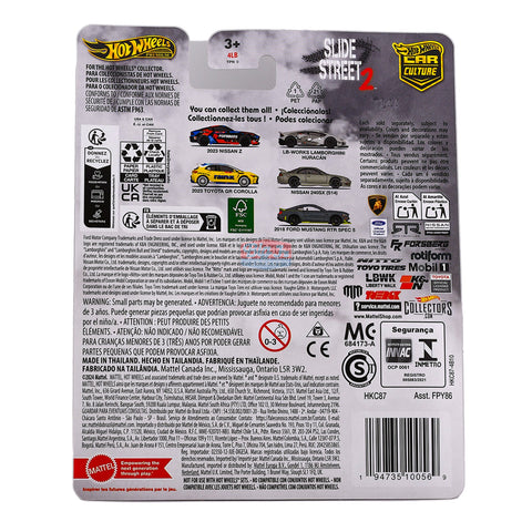 (Chase) 2024 Hot Wheels Slide Street 2 2023 Toyota GR Corolla In Sterling Protector