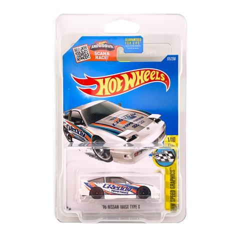 '96 Nissan 180SX Type X HW Speed Graphics Hot Wheels In Sterling Protector