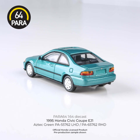 1995 Honda Civic Coupe EJ1 Aztec Green LHD Para64 - Big J's Garage