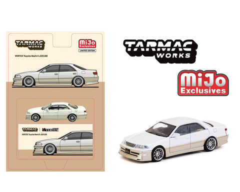 Toyota Chaser JZX100 Mark II White Metallic Vertex Global 64 Lamley Group Tarmac Works - Big J's Garage