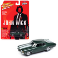 1970 Chevy Chevelle SS John Wick Forest Green Poly Johnny Lightning - Big J's Garage