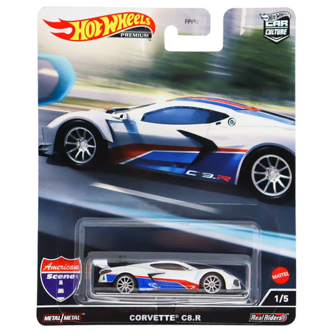 Chevy Corvette C8R American Scene Hot Wheels Car Culture - Big J's Garage