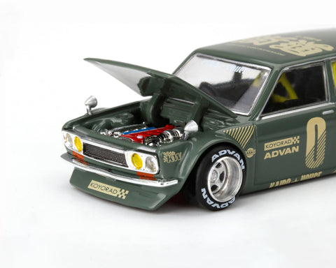 Datsun 510 Wagon Green Limited Edition Kaido House x Mini GT - Big J's Garage