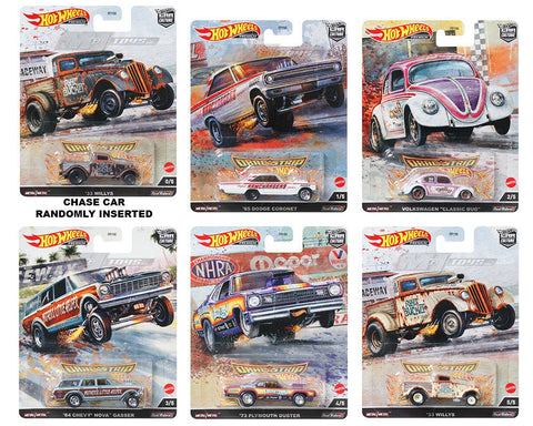 Drag Strip Hot Wheels Car Culture 5-Car Assortment - Big J's Garage