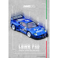 Ferrari F40 Liberty Walk Pilot Tokyo Auto Salon 2024 Blue Inno 64 - Big J's Garage