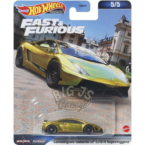 Fast and Furious Mix 4 Assortment D 2023 Hot Wheels Car Culture Premium 5-Car Assortment - Big J's Garage