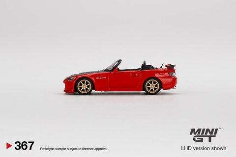 Honda S2000 (AP2) Mugen (New Formula Red) Mini GT Mijo Exclusive - Big J's Garage