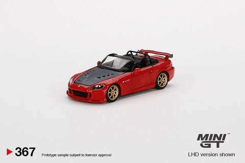 Honda S2000 (AP2) Mugen (New Formula Red) Mini GT Mijo Exclusive - Big J's Garage