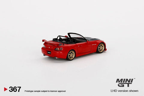 Honda S2000 (AP2) Mugen (New Formula Red) Mini GT Mijo Exclusive - Big J's Garage