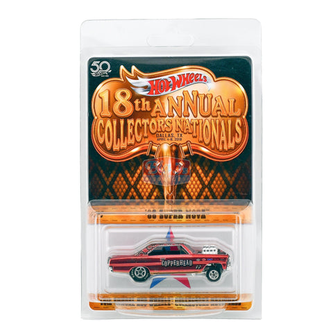 Hot Wheels 2018 18th Dallas Nationals Convention '66 Super Nova Copperhead (01,493/05,000) - Big J's Garage