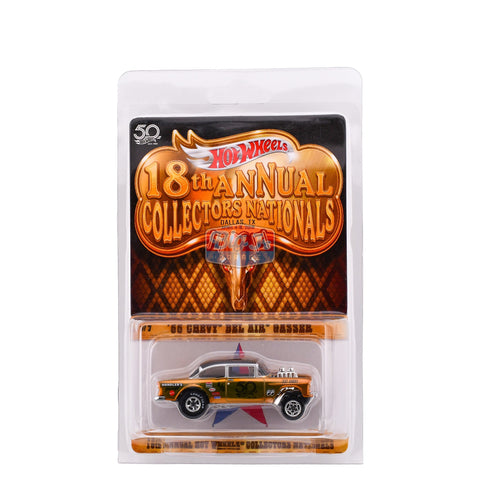 Hot Wheels 2018 18th Nationals Convention Dallas 55 Chevy Gasser (01,117/03,500) - Big J's Garage