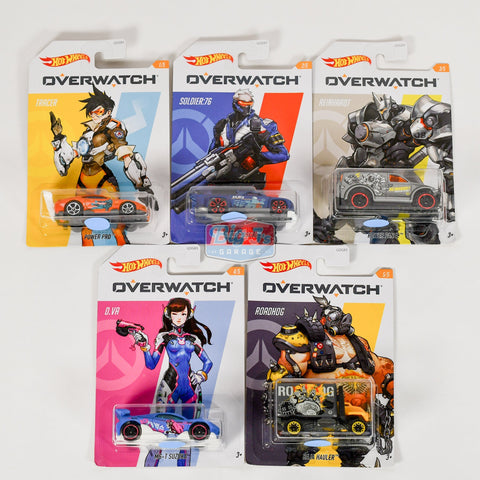 Hot Wheels - 2020 Walmart Exclusive Overwatch Series (Complete Set of 5)