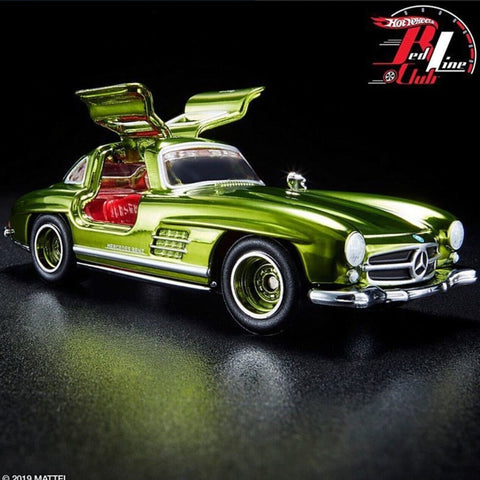 Hot Wheels RLC Mercedes-Benz '55 300SL Green - Big J's Garage