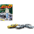 Initial D Comic Special Edition Manga Art 3 Car Set with Art Mats Kyosho 1:64 - Big J's Garage