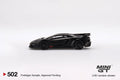 Lamborghini Aventador GT EVO LB-Silhouette Matte Black Mini GT Mijo Exclusives - Big J's Garage