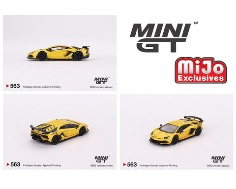 Lamborghini Aventador SVJ Giallo Orion Mini GT Mijo Exclusive - Big J's Garage