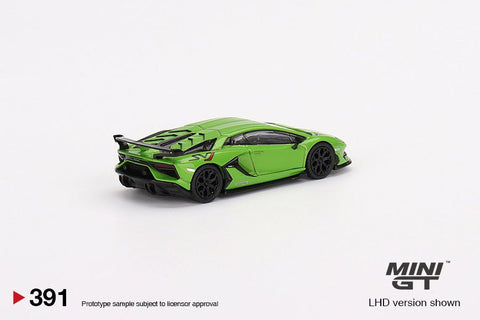 Lamborghini Aventador SVJ Verde Mantis Mini GT Mijo Exclusive - Big J's Garage