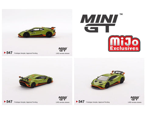 Lamborghini Huracan STO Verde Citrea Mini GT Mijo Exclusive - Big J's Garage