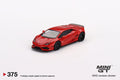 Lamborghini Huracan Ver.2 Red LB Works Mini GT Mijo Exclusive - Big J's Garage