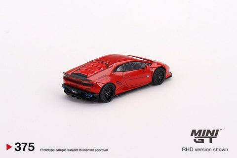 Lamborghini Huracan Ver.2 Red LB Works Mini GT Mijo Exclusive - Big J's Garage