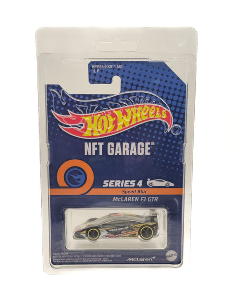 McLaren F1 GTR Hot Wheels NFT Treasure Hunt Physical Car - Big J's Garage