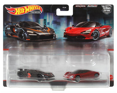 McLaren Senna and McLaren 720S 2 Pack Hot Wheels Car Culture - Big J's Garage