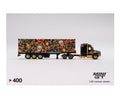 Mini GT 1:64 Mijo Exclusive Western Star 49X with 40 Ft Container Day Of The Dead “Dias De Los Muertos” 2022 Limited Edition - Big J's Garage