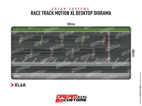 Motion Race Track Start Line XL Desktop Diorama Dream Customs - Big J's Garage