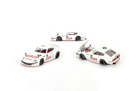 Nissan Fairlady Z Motul V3 White Kaido House x Mini GT - Big J's Garage