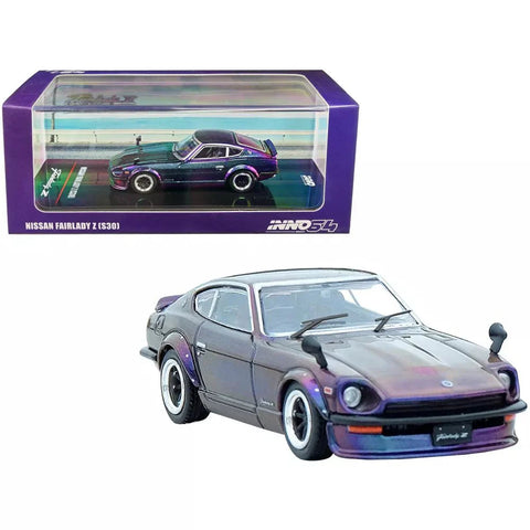 Nissan Fairlady Z S30 Midnight Purple II Hong Kong 2022 Exclusive Inno 64 - Big J's Garage