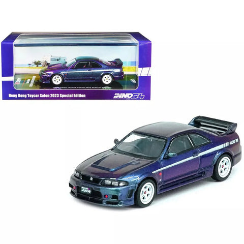 Nissan Skyline GT-R (R33) Nismo 400R Midnight Purple Hong Kong Toycar Salon 2023 Inno 64 - Big J's Garage