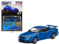 Nissan Skyline GT-R R34 Bayside Blue Mini GT Mijo Exclusive - Big J's Garage