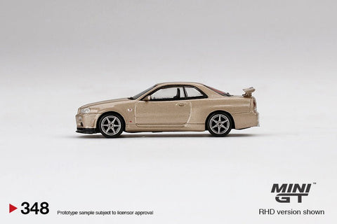 Nissan Skyline GT-R R34 Spec Silica Breath Bronze Mini GT Mijo Exclusive - Big J's Garage