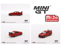 Nissan Skyline GT-R (R34) Tommykaira R RZ Edition Red Mini GT Mijo Exclusive - Big J's Garage