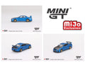 Nissan Skyline GT-R (R34) Top Secret Bayside Blue Mini GT Mijo Exclusive - Big J's Garage