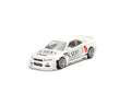 Nissan Skyline GT-R(R34) White Kaido House x Mini GT - Big J's Garage