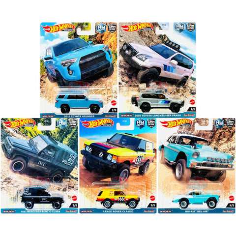 Off Road Hot Wheels Car Culture Premium 5-Car Assortment - Big J's Garage