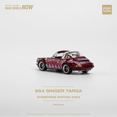 Porsche Singer Targa Christmas Red Pop Race - Big J's Garage