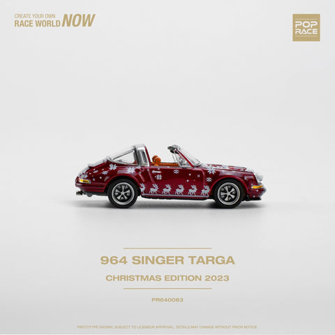 Porsche Singer Targa Christmas Red Pop Race - Big J's Garage