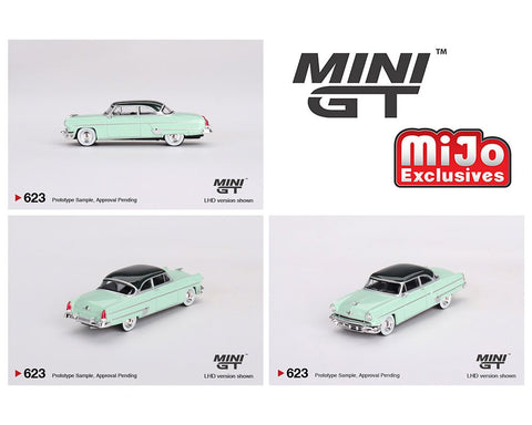 (Pre-Order) 1954 Lincoln Capri Parklane Green Mini GT Mijo Exclusives - Big J's Garage